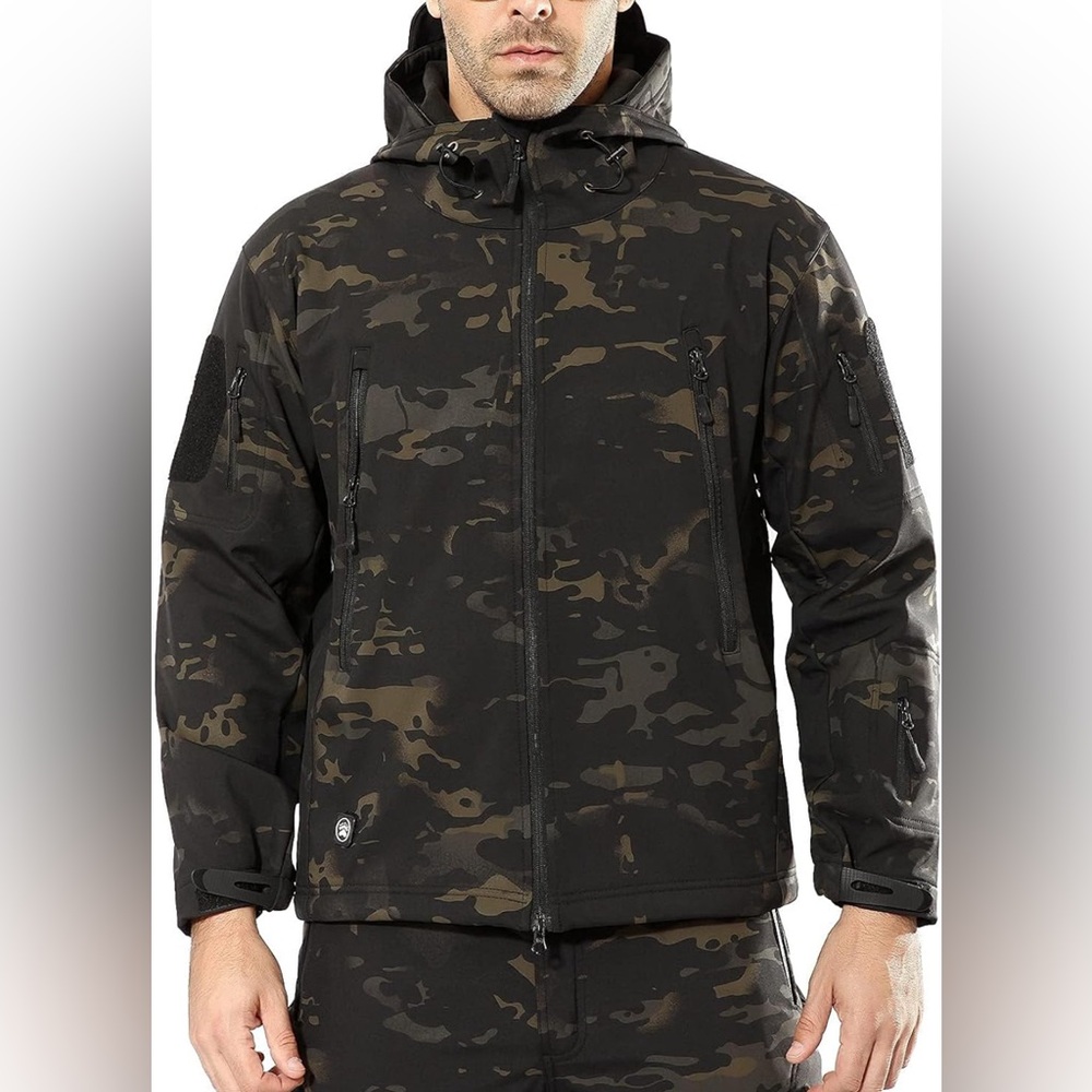 ANTARCTICA Men's Outdoor Waterproof Soft Shell Hooded Military Tactical Jacket